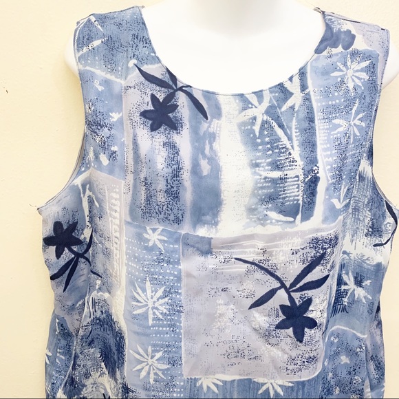 Division of Graff Tank Top Sleeveless Floral  10 - Picture 2 of 9